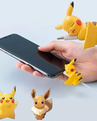 Protezione Cavo Smartphone Pikachu Pokemon Pokopia