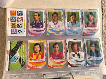 schede carte telefoniche calciatori