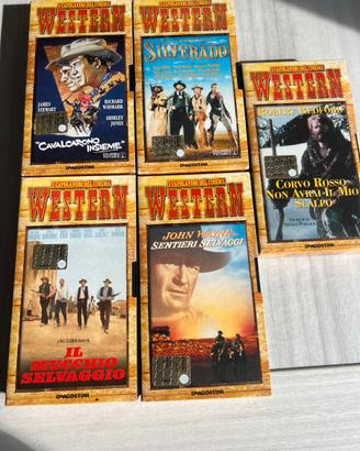 5 vhs originali de agostini