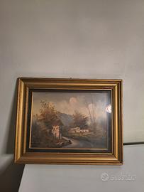 Quadro di paesaggio autunnale 
