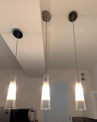 Set 3 lampadari sospesi