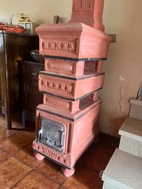 Stufa antica becchi forli in terracotta