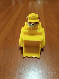 Veicolo Rubble Paw Patrol - Ruspa Gialla Originale