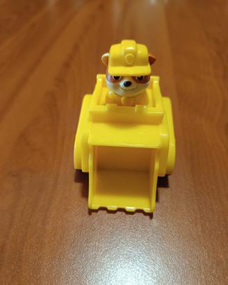 Veicolo Rubble Paw Patrol - Ruspa Gialla Originale