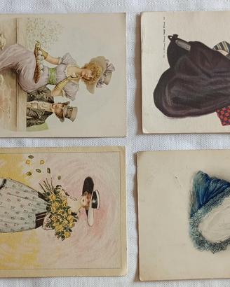 Cartoline illustrate anni 1915-1920 viaggiate