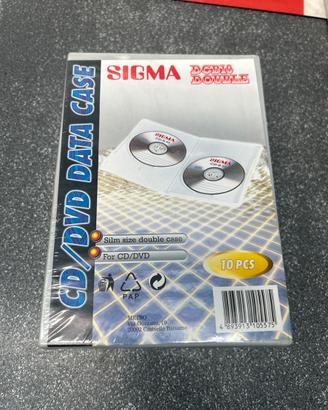 CD/DVD Data Case Sigma 10pz. DVB10 double