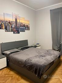 Letto  matrimoniale c/cassettone