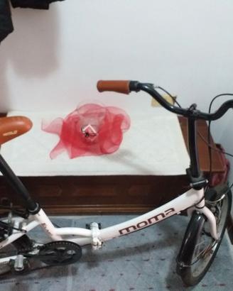 Bici pieghevole con cambio Shimano