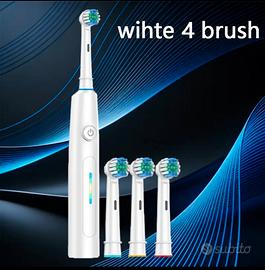 Spazzolino Elettrico Ricaricabile + 4 Testine Rica