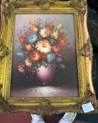Olio Natura morta autore Vanderbilt
