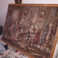 Arazzo da parete anni 50 aristocrazia del 900