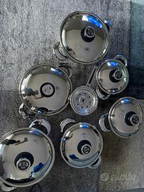 Batteria pentole D.M.G. Eternity 18/10 - Set 7 pz.