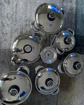 Batteria pentole D.M.G. Eternity 18/10 - Set 7 pz.