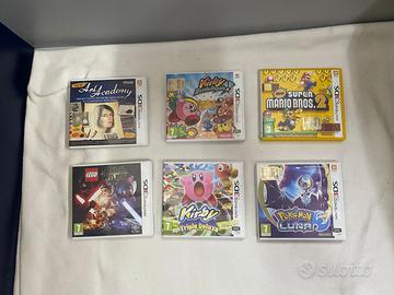 Giochi nintendo 3DS Super Mario, Kirby, Pokemon