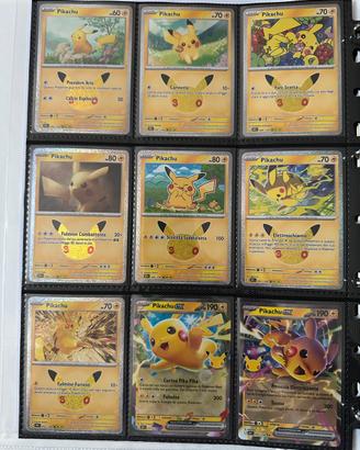 Carte pokemon 30th anniversario set completo ita