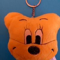 Portachiavi in peluches, mai utilizzato