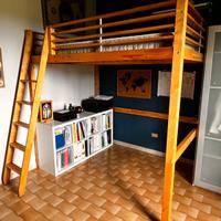 Letto Soppalco IKEA FJELLDAL in legno