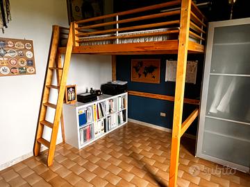 VENDUTO - Letto Soppalco IKEA FJELLDAL in legno