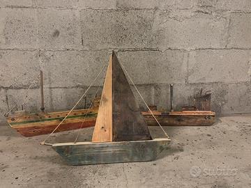 BARCHE IN LEGNO DI RECUPERO