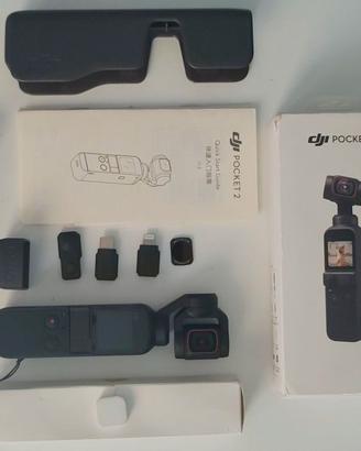 dji pocket 2 + controller + filtro ND16.