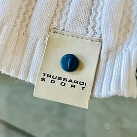 Canotta donna bianca tg S Trussardi Sport
