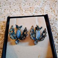 Orecchini vintage a clip bigiotteria d'epoca.