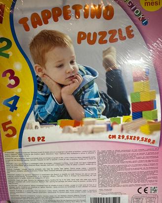 Tappeto nove pezzi componibile per bambini in Eva