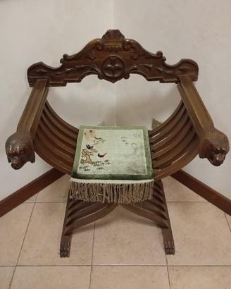 Sedia savonarola vintage