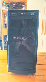 case tower ATX per pc fisso + alimentatore 500w 