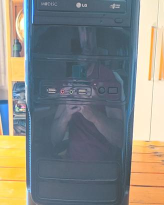 case tower ATX per pc fisso + alimentatore 500w 