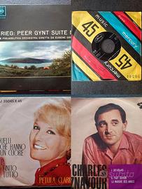 45 giri peer gynt platters petula Clark Aznavour