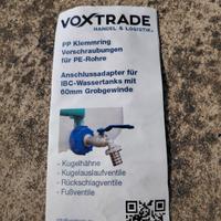 rubinetti e raccordo per cisterne 