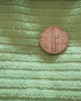 Moneta antica buona da due lire 1924