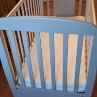 lettino pali con cassetto e materasso nuovo