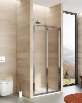 Nicchia doccia 95 cm a soffietto opaco 195h - Sofy