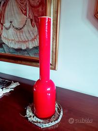 Vaso in vetro di Murano sommerso stile Nason