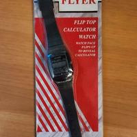 Orologio vintage Flyer Flip Top Calculator