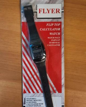 Orologio vintage Flyer Flip Top Calculator