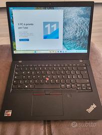 LENOVO THINKPAD L14 + Kit mouse/tast. + Zaino