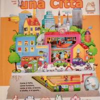 Libro bambini 4 -8 anni la città ed i mestieri