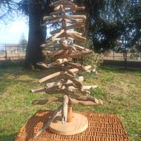 Alberello in legno realizzato a mano 