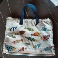 Borsa da mare Pesci Colorati 