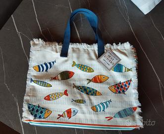 Borsa da mare Pesci Colorati 