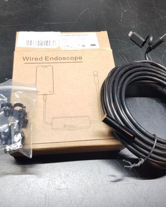 Sonda Endoscopio per Smartphone 8 LED 7,9 mm IP67