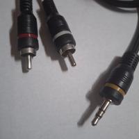 Cavo Audio Stereo Jack 3.5mm a 2RCA 1,5mt
