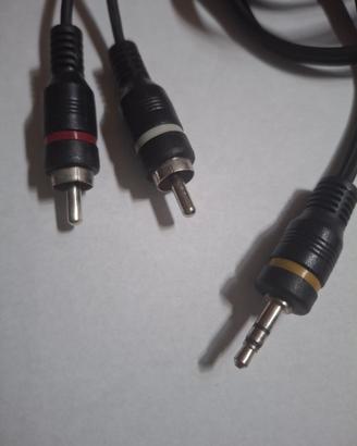 Cavo Audio Stereo Jack 3.5mm a 2RCA 1,5mt