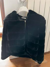 Pellicciotto con cappuccio Elisa Landri taglia M