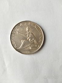 Moneta 500 Lire d'argento 
