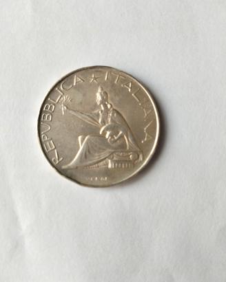 Moneta 500 Lire d'argento 