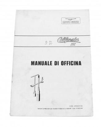 Scansione PDF variante manuale officina Moto Guzzi